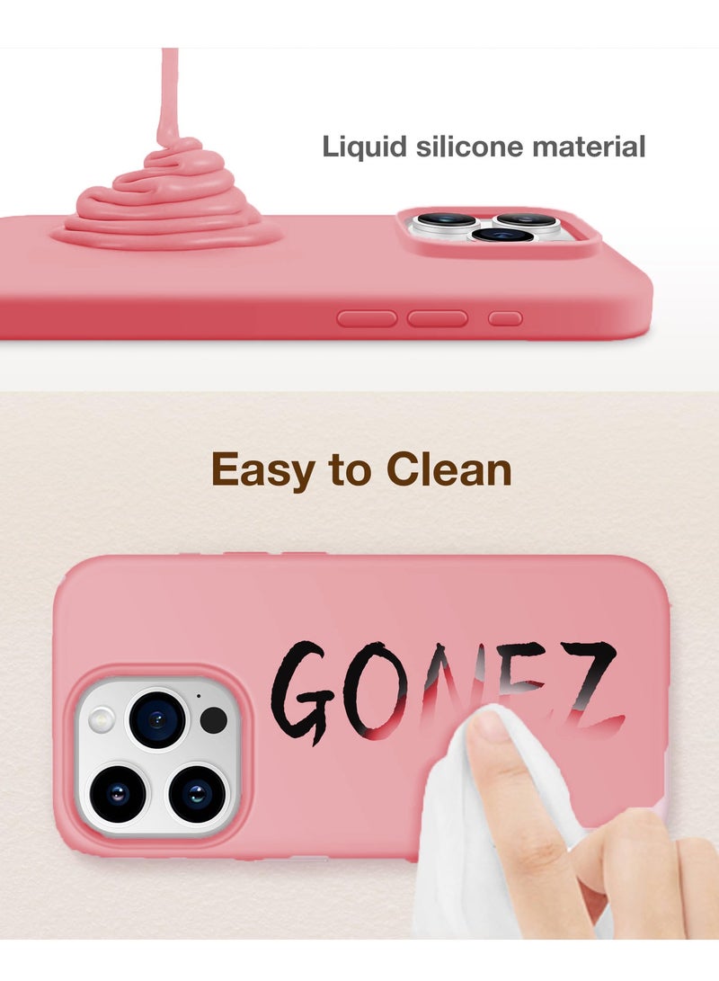 Houmt iPhone 15 Pro Max Case Silicone with 1X Camera Protector+ 1X Screen Protector Compatible with iPhone 15 Pro Max Cover Liquid Soft Silicone Inside Microfiber Lining Slim Thin Protective Case Cover - Image 3