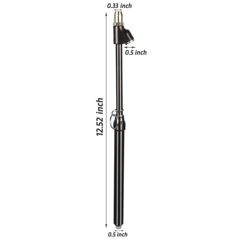 SOOMJ WYNNsky Heavy Duty Straighton Dual Head Air Pressure Gauge Extended Tube Construction for General Applications10150PSI - Image 4
