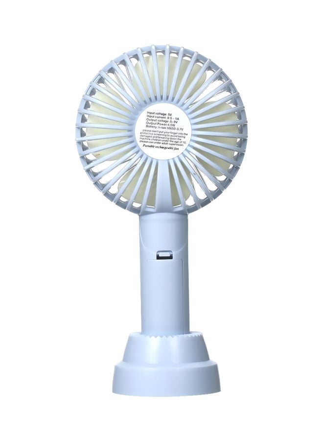Loquat 3-Gears USB Portable Fan Blue - Image 1