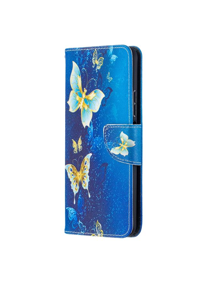 زبون جراب لهاتف Huawei P smart 2021 / Y7a بنمط رسم ملون، جراب جلدي قلاب أفقي مع حامل وفتحات للبطاقات ومحفظة - Image 2