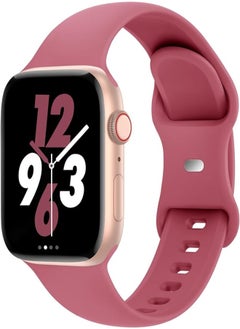Acrbiutu Bands Compatible with Apple Watch 38mm 40mm 41mm 42mm 44mm 45mm, Replacement Soft Silicone Sport Accessory Strap Wristband for iWatch Series 7/6/5/4/3/2/1 SE Women Men