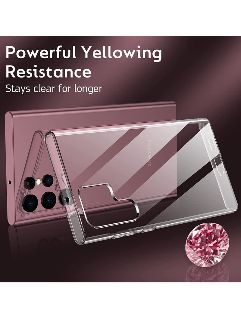 ELTRAZONE Crystal Clear Case Designed for Galaxy S22 ULTRA,Slim Fit [Ultra Transparent ] Shockproof Case Cover for Samsung Galaxy S22 ULTRA - Image 2