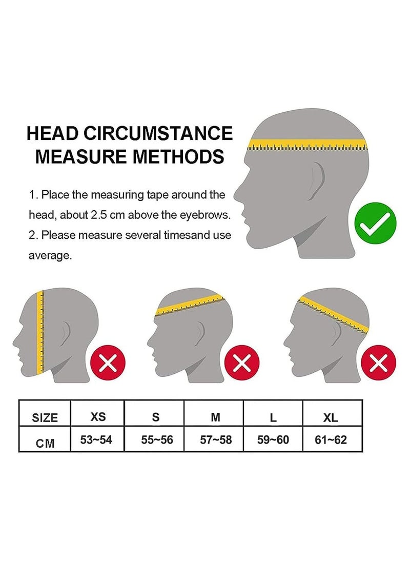 Generic Motorcycle Helmet Full Face Multipurpose Racing Helmet Unisex Matte Black Mirror  - Image 4