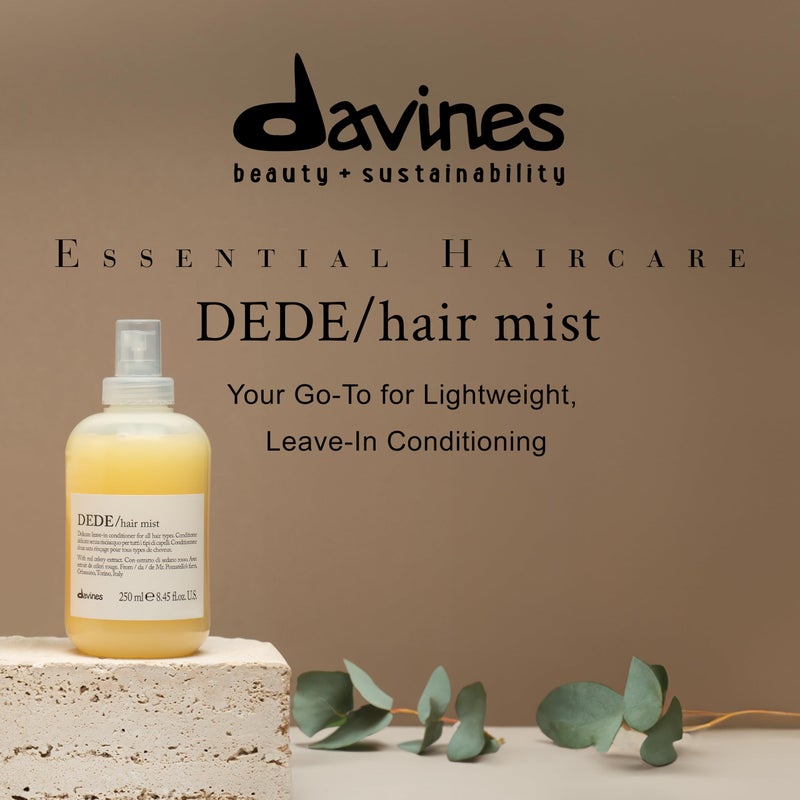 Davines DEDE Hair Mist, Lightweight Leave-In Conditioner, Moisturize While Adding Shine, Adds Combability To Fine Hair, 8.45 Fl. Oz. - Image 3