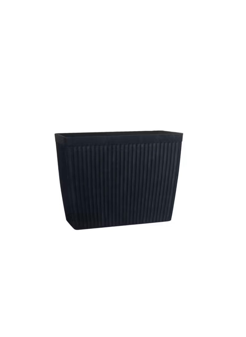 Zahrat Al Raiyan Ribbed rectangular planter made of high-density polyethylene 