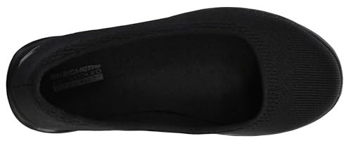 Skechers Performance Women's On-The-Go GO Walk Lite - Dreamer Ballet Flat, Black/Black,6.5 M US - Image 5