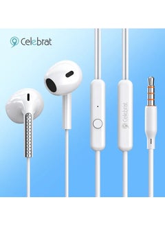 سليبرات سماعة أذن ستريو سلكية بميكروفون من سيليبريت G28 - أبيض  - Image 2