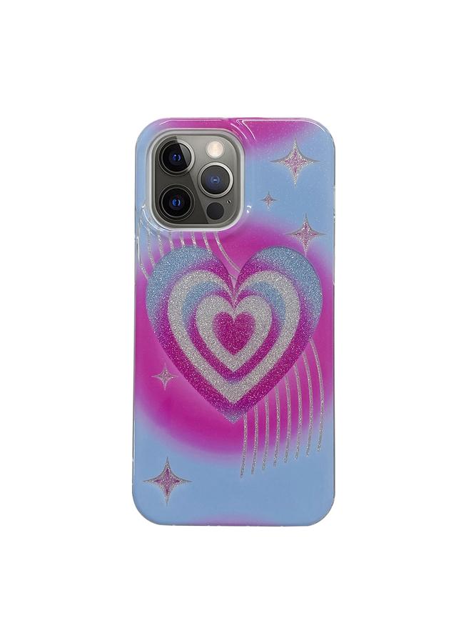 S-TOP Case For iPhone 12 Pro Max PC + TPU Dual-side Laminating IMD Phone Case - Image 1