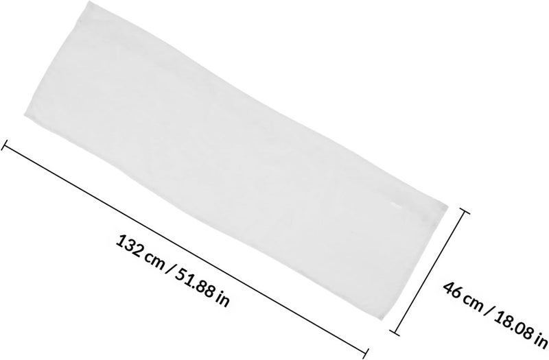 Plain White Rod Pocket Window Drape Panel 132x46 Inch, Solid Color Practical Curtain for Kitchen and Dining Room, Simple Style Window Decor Panel - Image 2