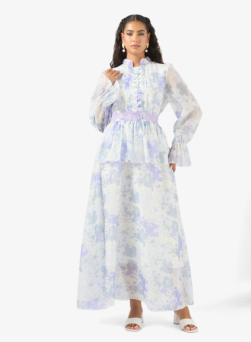 خزانة فستان بطبعة أحادية اللون - Image 1