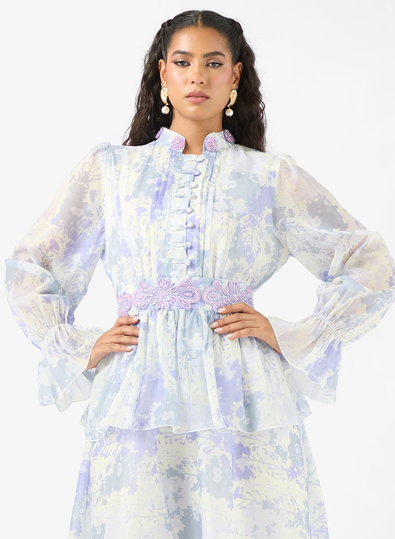 خزانة فستان بطبعة أحادية اللون - Image 3