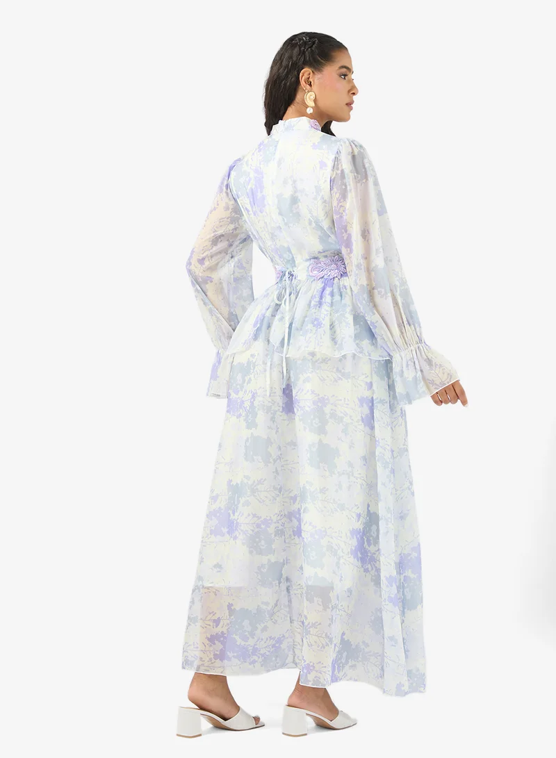 خزانة فستان بطبعة أحادية اللون