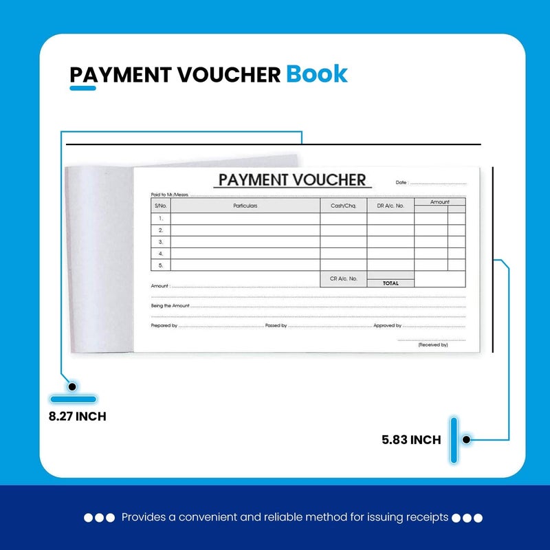 مارك دفتر إيصالات الدفع A5، 50 ورقة - Image 2