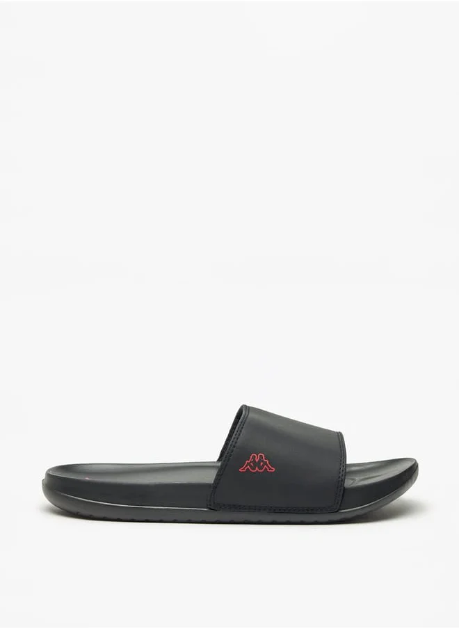 Kappa Mens Logo Detail Slides With Cushioning