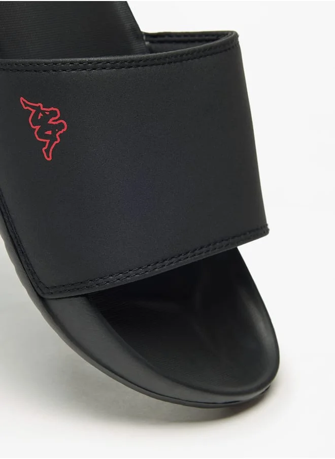 Kappa Mens Logo Detail Slides With Cushioning