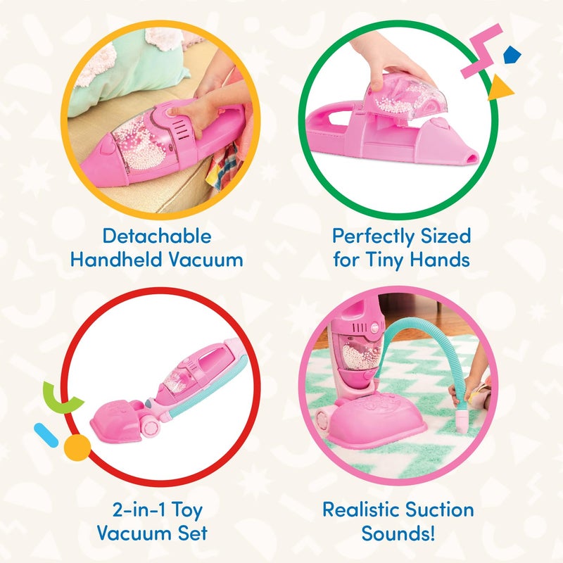 Battat - Play Circle - House Cleaning Set For Kids - Toy Vacuum - Hand Vacuum For Toddlers - Pretend Play - 3+ Years - Image 2