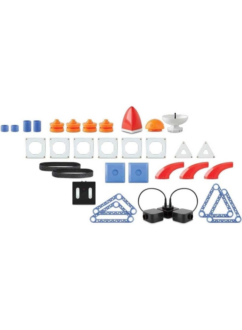 Discovery Mindblown Magnetic Building Tiles With Remote Control – 34‑Piece Set - Image 2