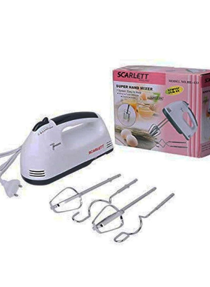 Scarlet MIxer Grinder- Stainless Steel Electric 7 Speed Egg Beater Mixing Machine - Image 1