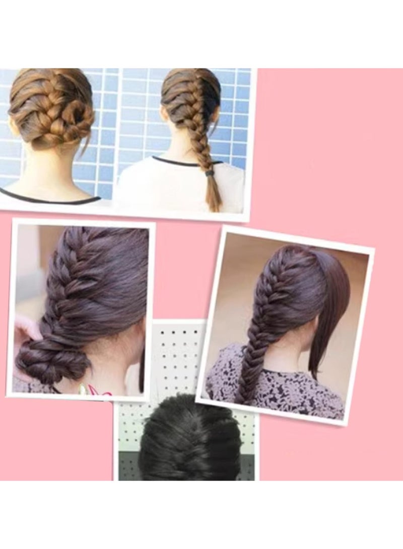 Goolsky 3-Pack French Hair Braiding Tool - DIY Hairstyle Braider, Twist Plait Hair Braiding Clip Stick, Easy Bun Maker Hair Styling Accessories for Normal Hair Type, Adds Volume and Twist to Hairstyles - Image 5