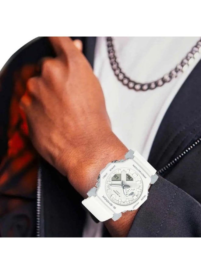Casio Watch: White GA-2300-7ADR - Image 3