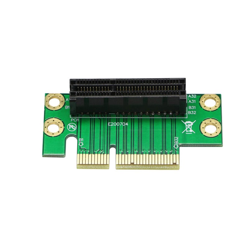 SinLoon PCI- Express 4X Riser Card 90-Degree Adapter Card PCI-E 4X Extender Extension Card for 1U, Small Computer and Server Case (PCIE 4X) - Image 2