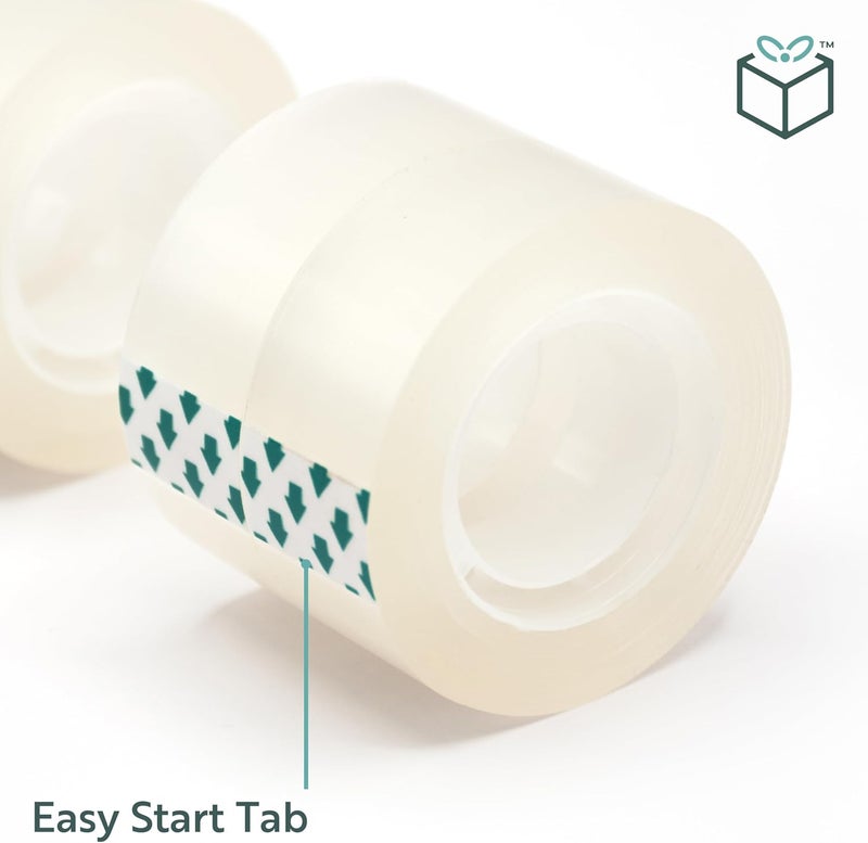 Wrap Buddies Adhesive Tape Rolls - Clear Tape Refills for Dispenser - Satin Finish for Gift Wrapping, Crafting, and Home Use - Strong Adhesive and Easy to Cut - 4 Pack - Image 4