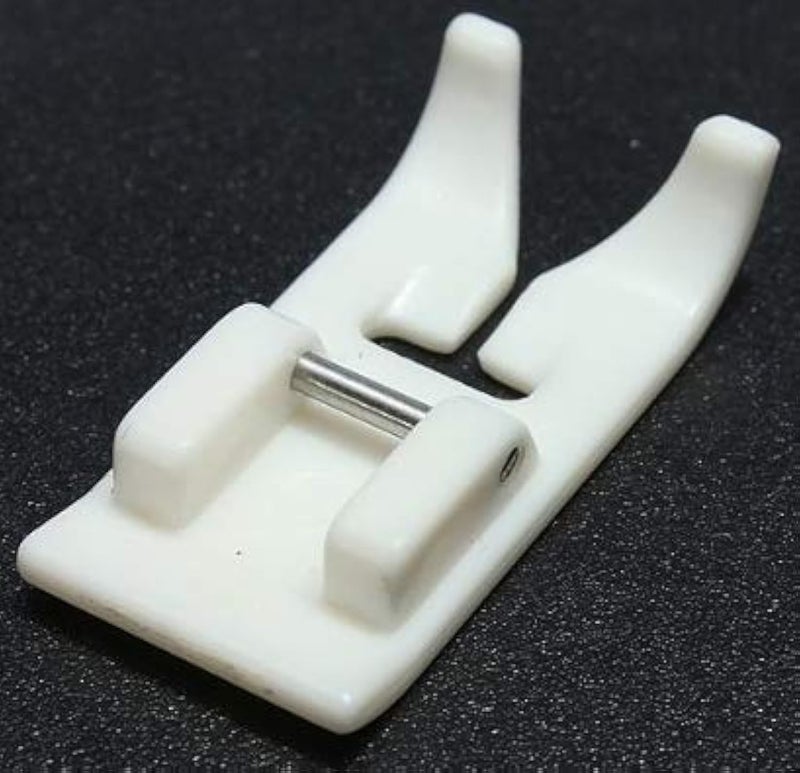 Zenith Teflon Plastic Zig Zag Sewing Machine Presser Foot Fit for Most Low Shank Sewing Machines
