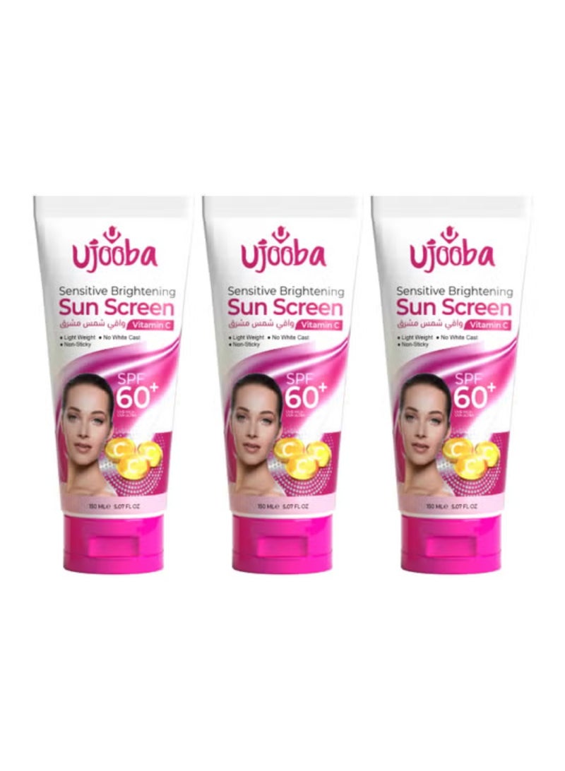 Sun Screen Vitamin C Spf 60 150 ML - Pack of 3