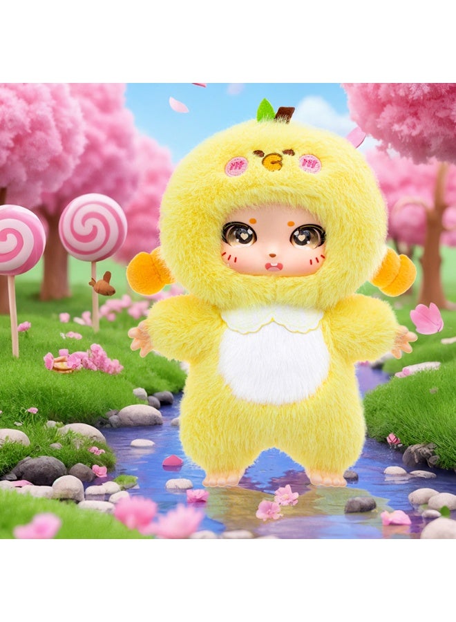 Dreamer Bag Pendant,  Series Vinyl Plush Toy, Doll Height 15 cm (Yellow - Cute） - Image 1