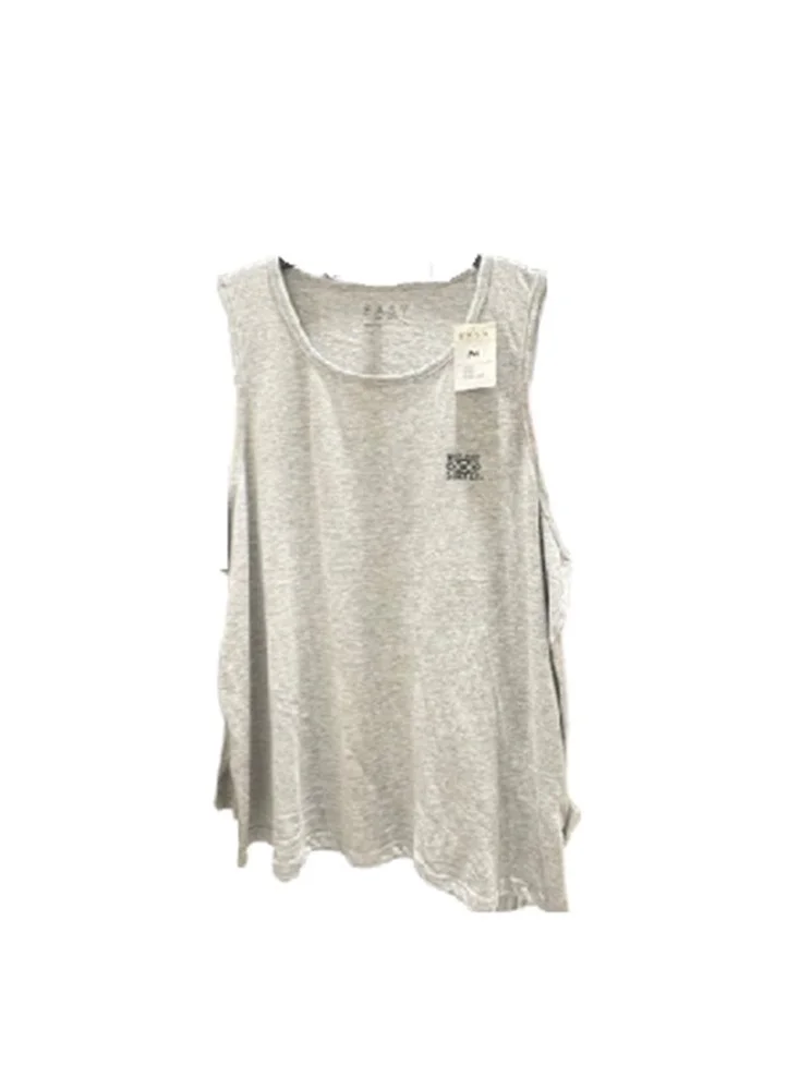 Matalan Grey Essential Jersey Ringer Vest Top