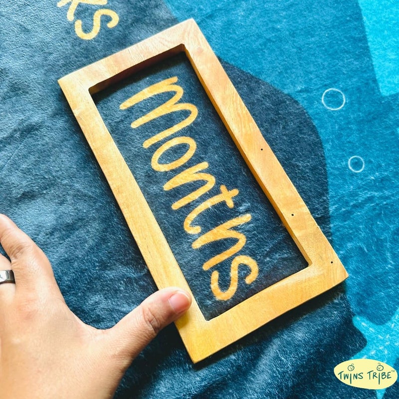 TwinsTribe Milestone Blankets for Twins: Under The Sea | Gift Idea for Newborn Twins | Attractive Gift Box | Perfect for Capturing Memories - Image 5