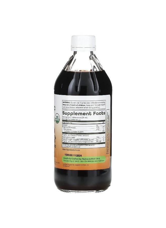 Dynamic Health Dynamic Health, Tart Cherry, Turmeric & Ginger Tonic, Glass, 16 fl oz (473 ml)  - Image 2