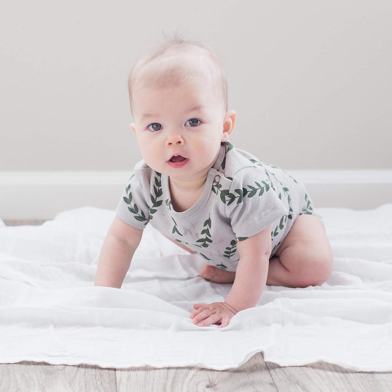 ناتيميا Baby Muslin Swaddle Blankets - Muslin Swaddle Blankets Boy and Girl, Swaddles for Newborn, Soft and Breathable Baby Girl Muslin Swaddle Blanket, Newborn Baby Essentials, 47 x 47 - Image 5