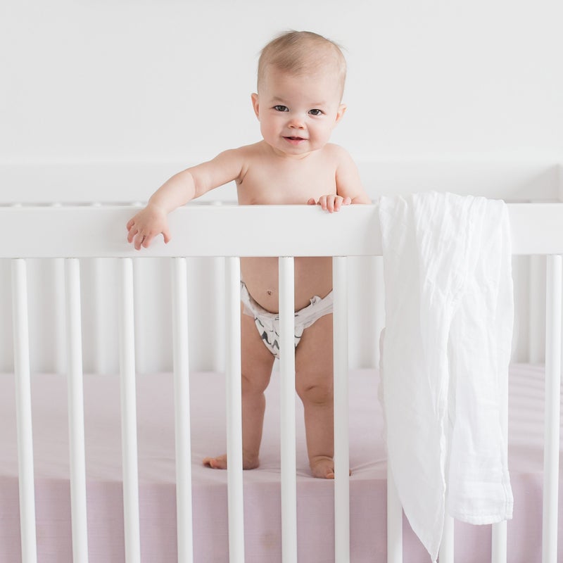 ناتيميا Baby Muslin Swaddle Blankets - Muslin Swaddle Blankets Boy and Girl, Swaddles for Newborn, Soft and Breathable Baby Girl Muslin Swaddle Blanket, Newborn Baby Essentials, 47 x 47 - Image 4