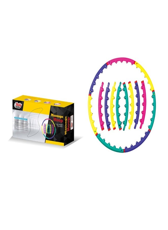 BODY BUILDER, 96CM 1KG HULA HOOP RING 1PC/CLR BOX 38-1145 - Image 1