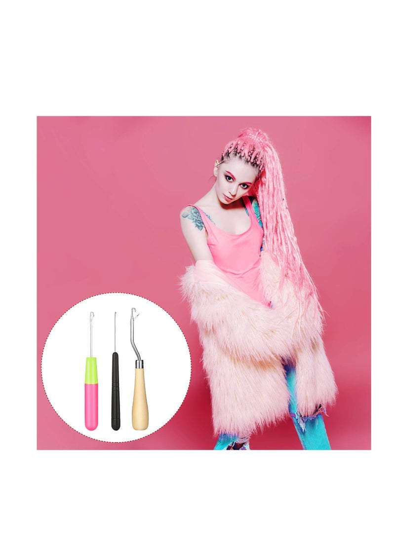 مجموعة أدوات كروشيه دريد لوك، إبر كروشيه لــ لاتيشر، كروشيه دريد لوك، أداة تمديد الشعر المقفلة لصناعة الضفائر، دريد لوك، هدية للأصدقاء أو الأحباء أو العائلة - Image 5