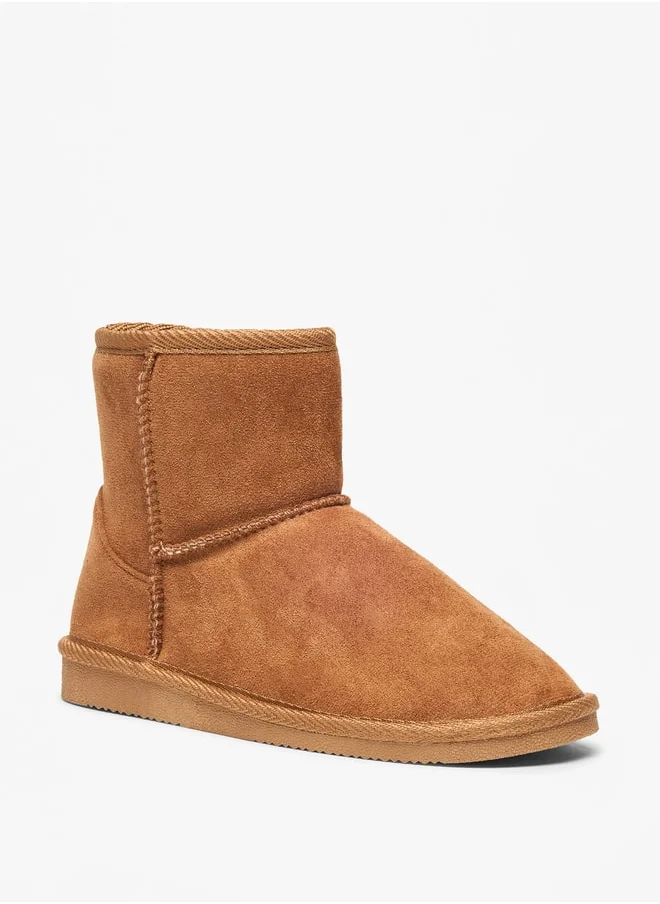فلورا بيلا من شو إكسبرس Girl's Solid High Cut Slip-On Boots