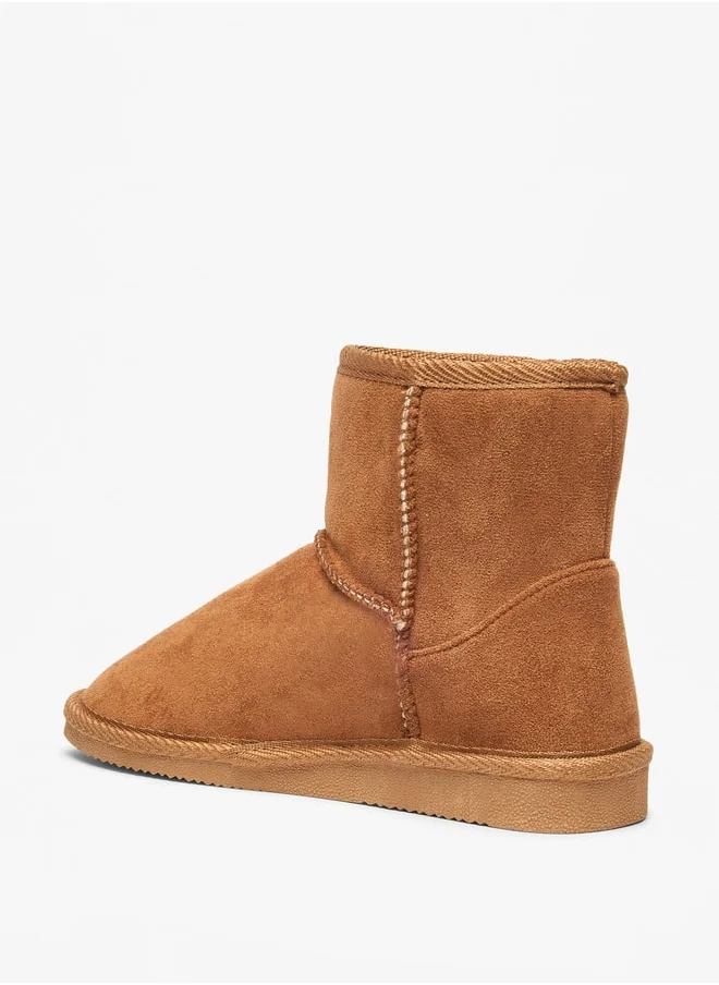 فلورا بيلا من شو إكسبرس Girl's Solid High Cut Slip-On Boots