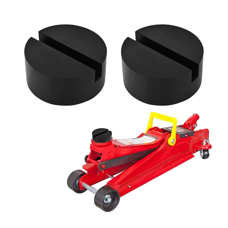 Ywdiml 2PCS Car Jack Stand Pad Rubber Vehicle Pinch Weld Side Frame Rail Protector Automotive Lift Floor Jack Protection Pad Adapter Accessories Universal for SUV Sedan Truck - Image 3