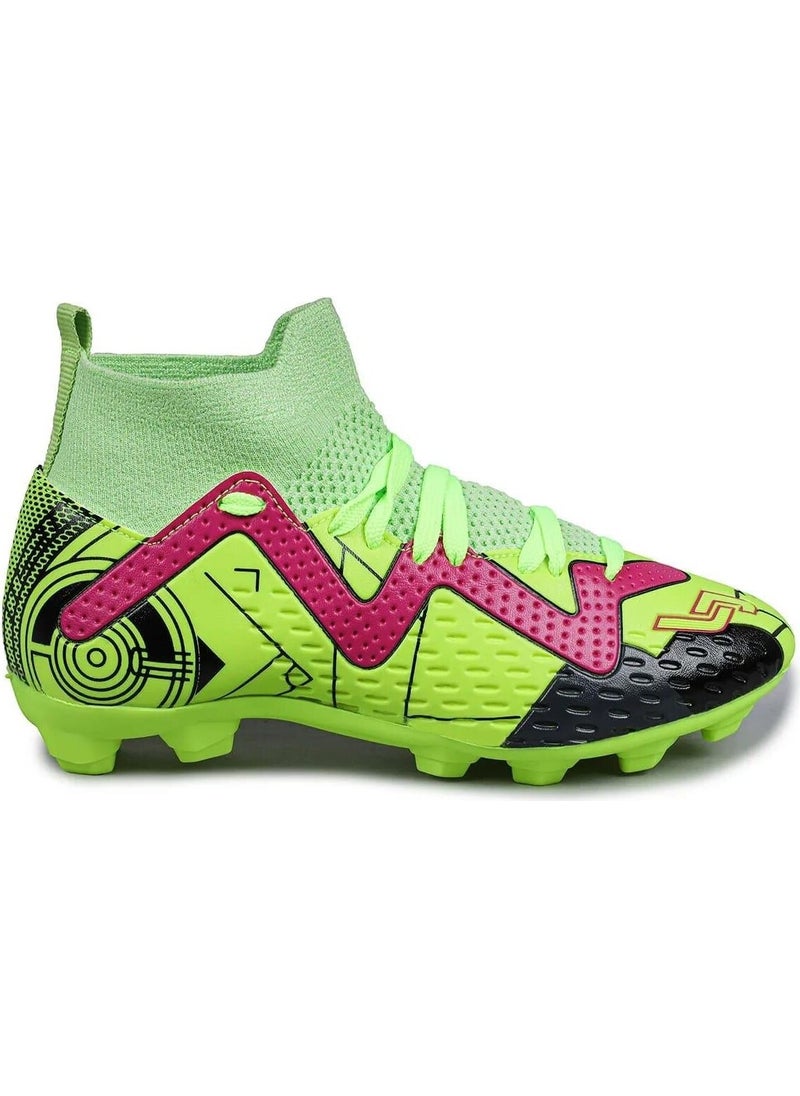 Jump 30226 Fg Garson Neon Green Football Cleats V1  - Image 1
