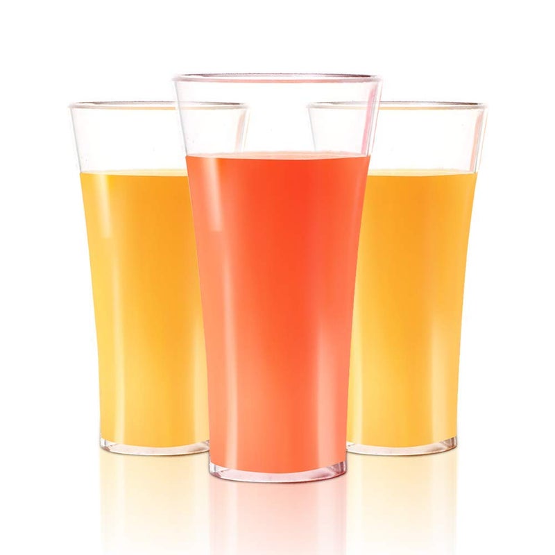 CLOMANA Plastic Glass 6 Pieces Multicolour 320 ml - Image 1