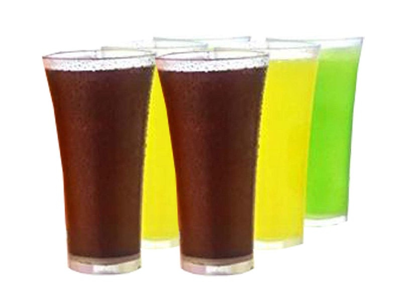 CLOMANA Plastic Glass 6 Pieces Multicolour 320 ml - Image 5