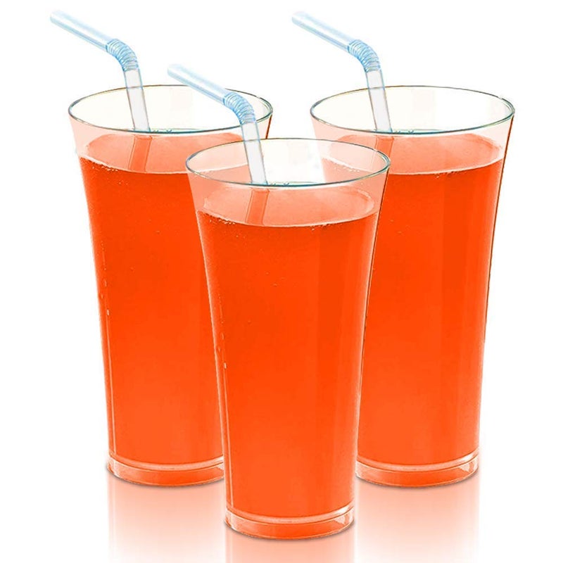 CLOMANA Plastic Glass 6 Pieces Multicolour 320 ml - Image 4
