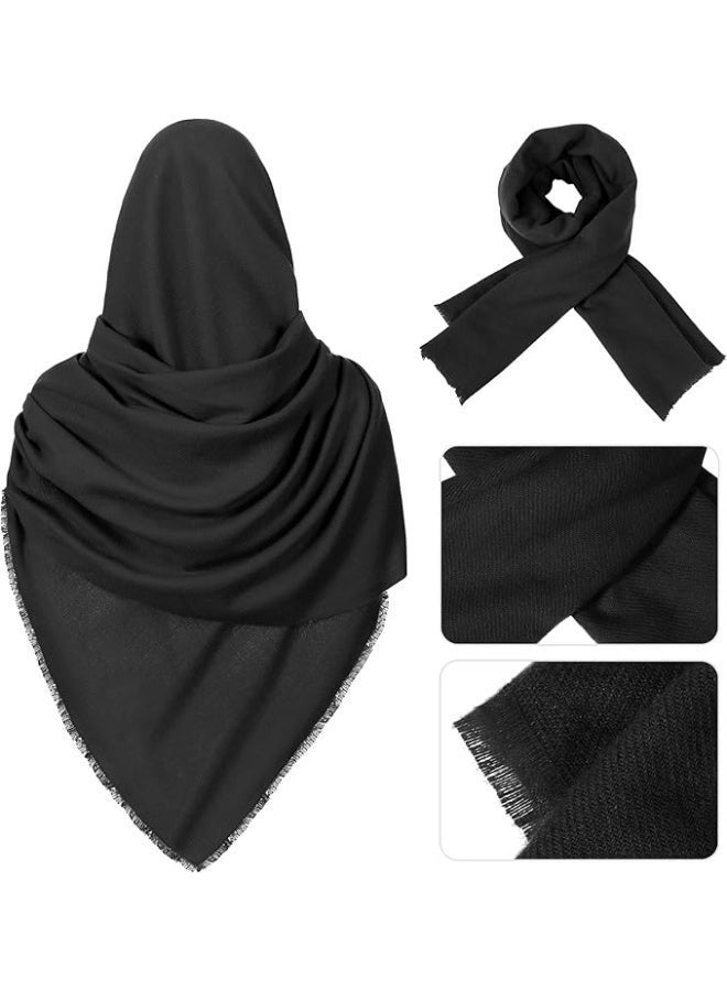 Medieval Knight Renaissance Costume Accessories Set with Hooded Cape, Shoulder Armor, Wrist Bracers, and Belt - Image 2