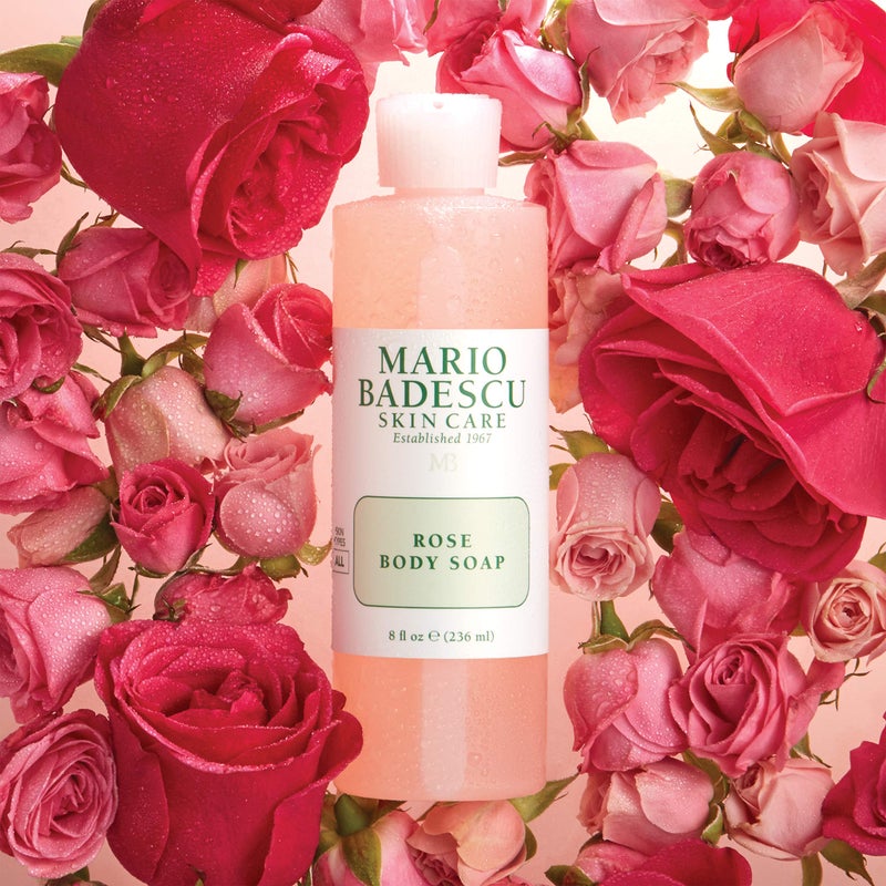 Mario Badescu Rose Body Soap | For a Pampered, Refreshed, and Hydrated Skin | Scented with the Sweetest Hint of Floral | Shower Gel for Daily Use | 8 fl. oz. - Image 3
