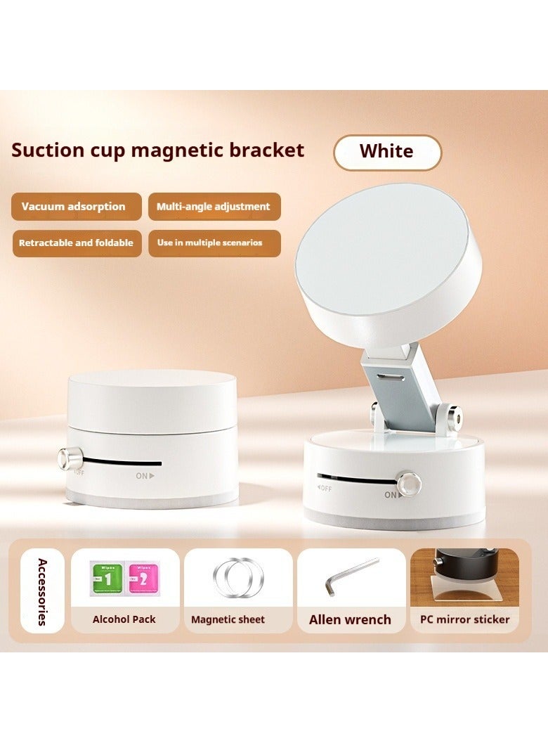 RinGinG Vacuum Suction Magnetic Car Phone Holder, Magnetic Car Phone Holder For Car Dashboard Truck Windshield Table Suitable For Tablets Smartphones Flat Universal Magnetic Kit  - Image 2