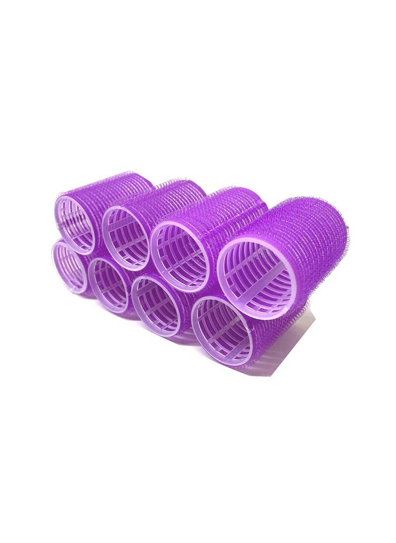 THE UM24 Large Self Grip Hair Rollers Pro Salon Hairdressing Curlers Assorted Colors 