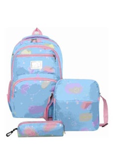 3-in-1 Backpack Set Blue