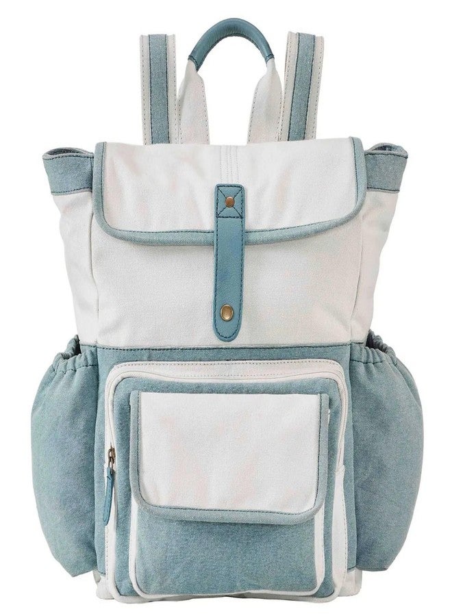 Mona B Daypack for Men & Women with Tablet Compartment - Ideal for Office, College, School & Travel - Blue Ocean - Image 1