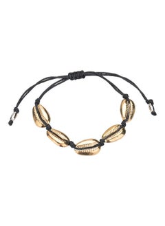 Hand Knitting Shell Charm Beaded Bracelet